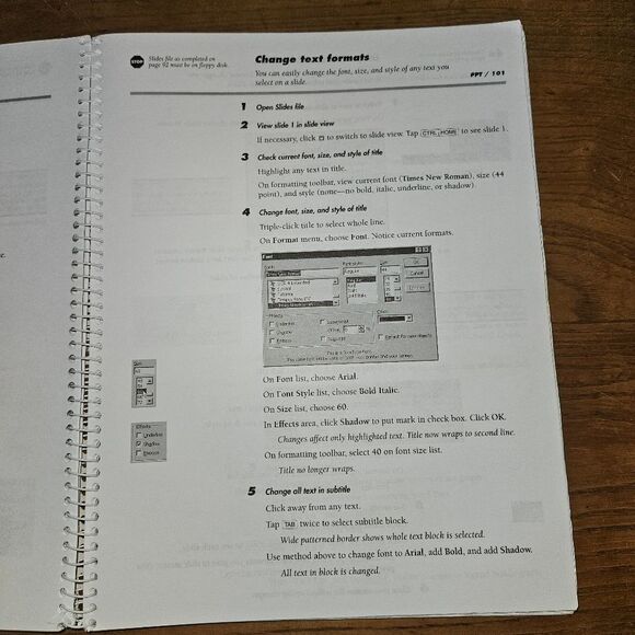 Microsoft Office 2000 Step By Step Guide Book Training Manual Paperback - Picture 4 of 5